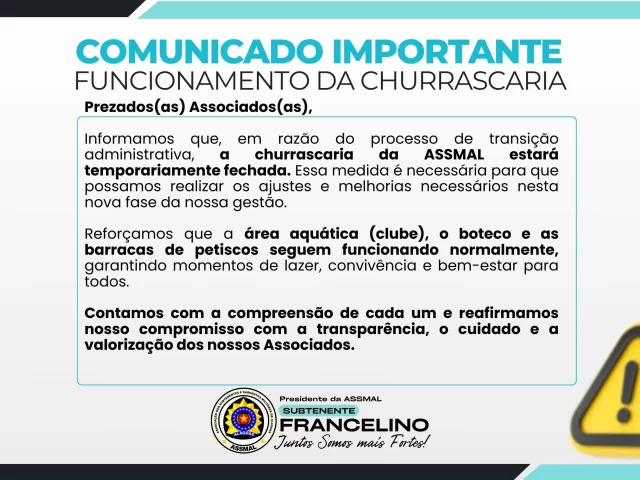 📢 Comunicado Importante