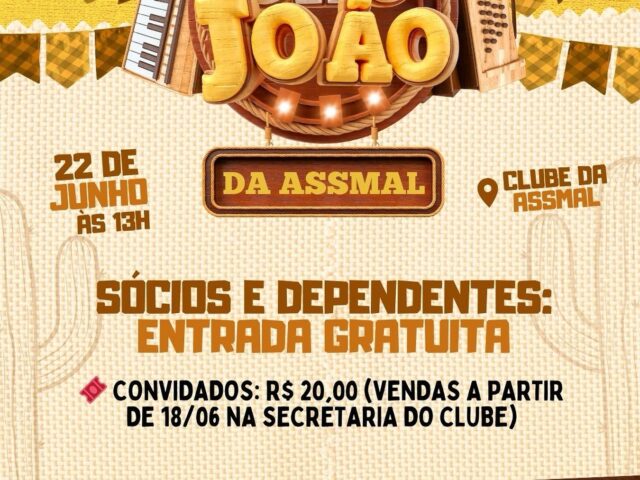 O Arraiá mais esperado do ano tá chegando!