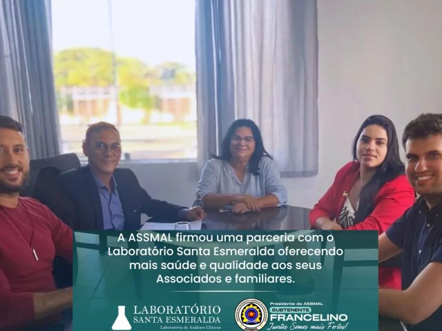 🧪 ASSMAL + Laboratório Santa Esmeralda: uma parceria em favor da sua saúde!