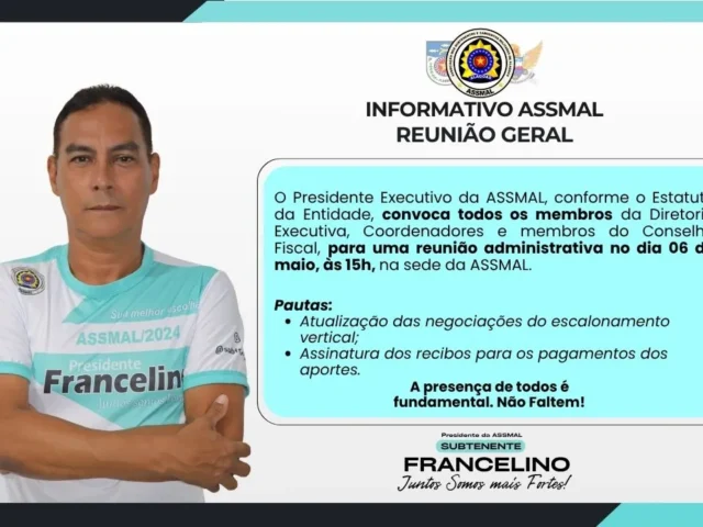COMUNICADO REUNIÃO GERAL
