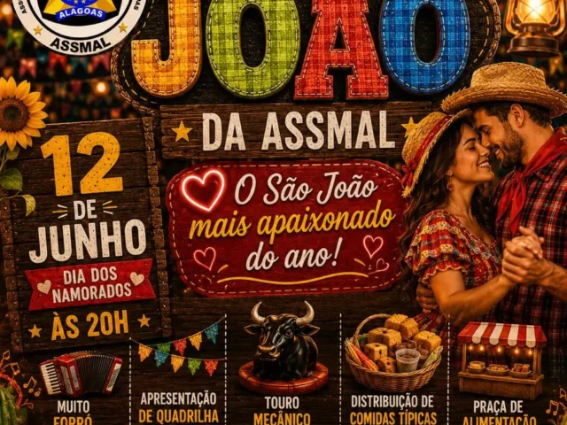 🔥🌽 VEM AÍ O SÃO JOÃO DA ASSMAL 2026 ❤️🪗