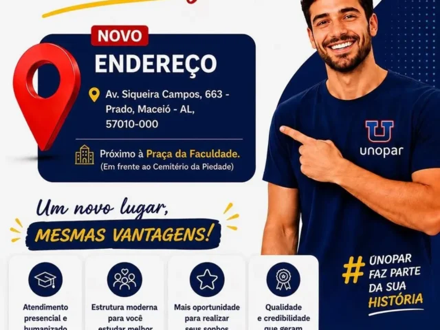 Parceria com a Faculdade UNOPAR.
