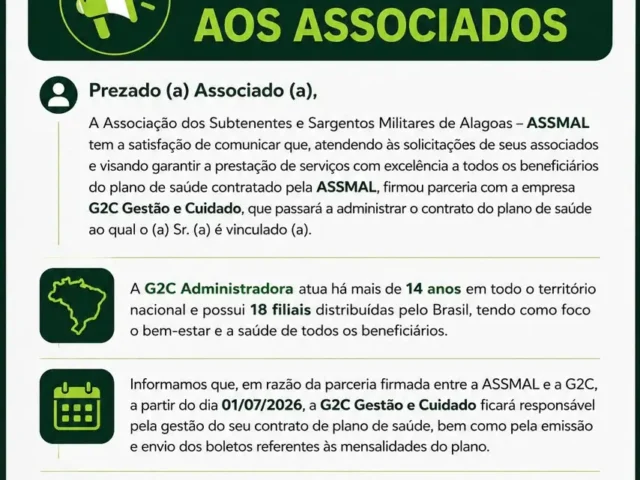 Comunicado aos Associados