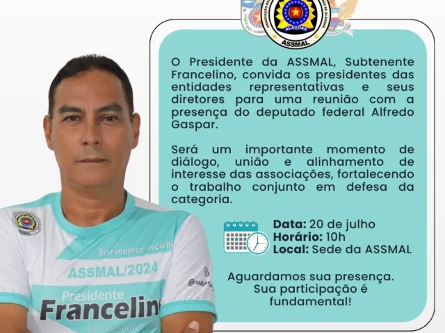 ASSMAL – REUNIÃO – CONVITE