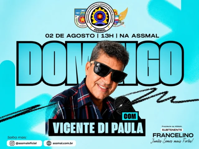 Domingo tem música boa na ASSMAL!