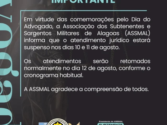COMUNICADO IMPORTANTE