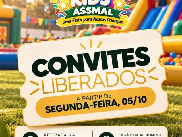 CONVITES LIBERADOS DIA DAS CRIANÇAS